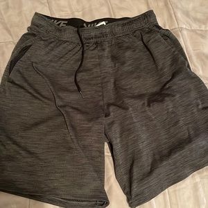 Mens Dark Gray Nike Workout Shorts